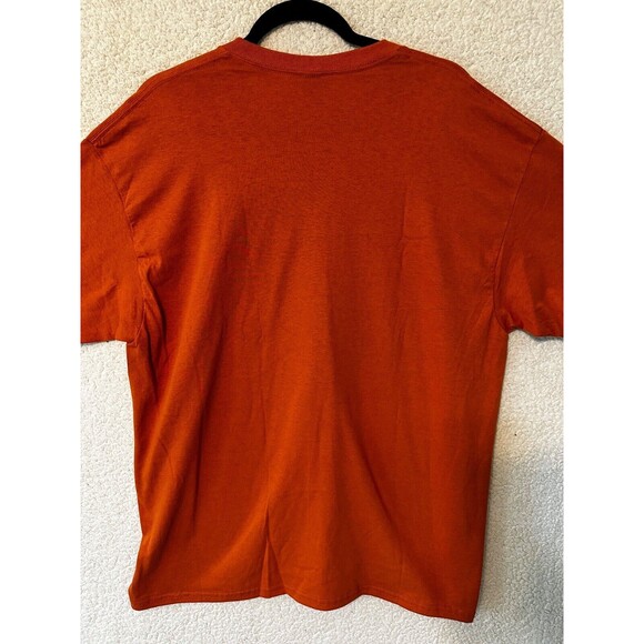 Gildan Burnt Orange Texas Longhorns Pumpkin Graphic XL T-Shirt - Picture 8 of 8